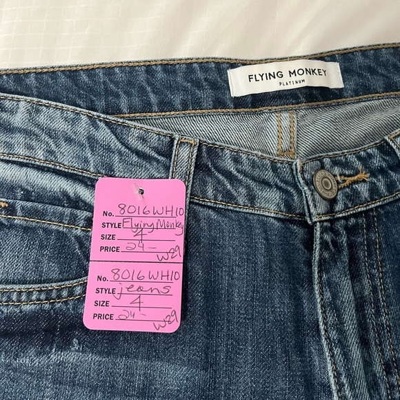 Distressed Flying Monkey Jeans - Picture 4 of 4